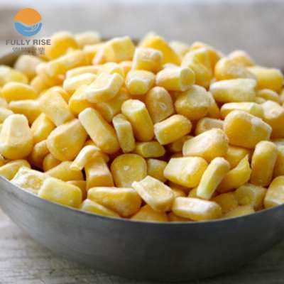 Frozen IQF whole kernel sweet corn Garde A quality